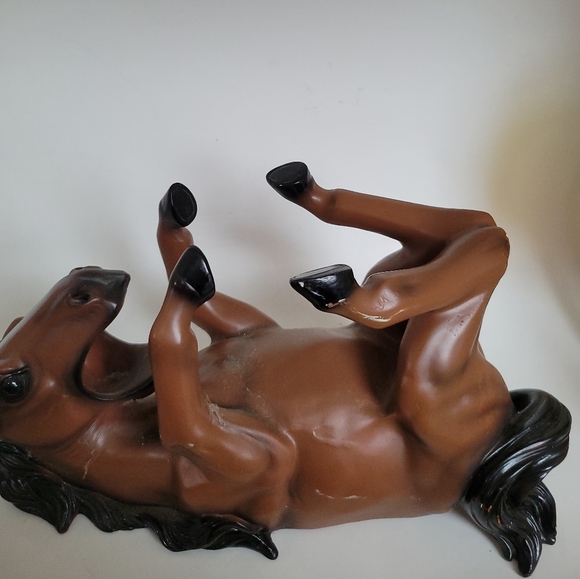 Chestnut Horse Wine Bottle Holder Resin Funny Figurine Equine DWK 2017 - Picture 1 of 5